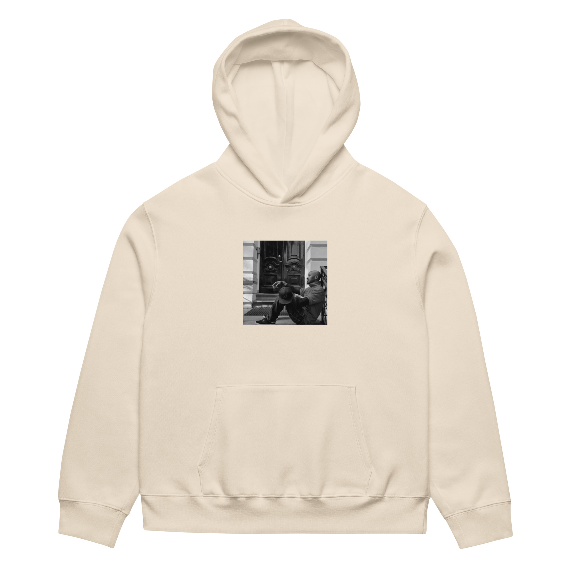 Oversized heavyweight hoodie -Built different – Bild 4